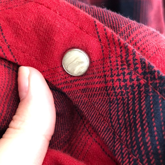 Zara Buffalo Plaid Top - Picture 2 of 8